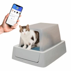 Smart Self-Cleaning Litter Box - ScoopFree® Crystal Smart -Best Pet Supplies PAL00 16808 P00
