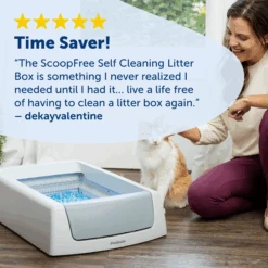 Crystal Litter Box - ScoopFree® Crystal Classic Self-Cleaning -Best Pet Supplies PAL00 17296 P04