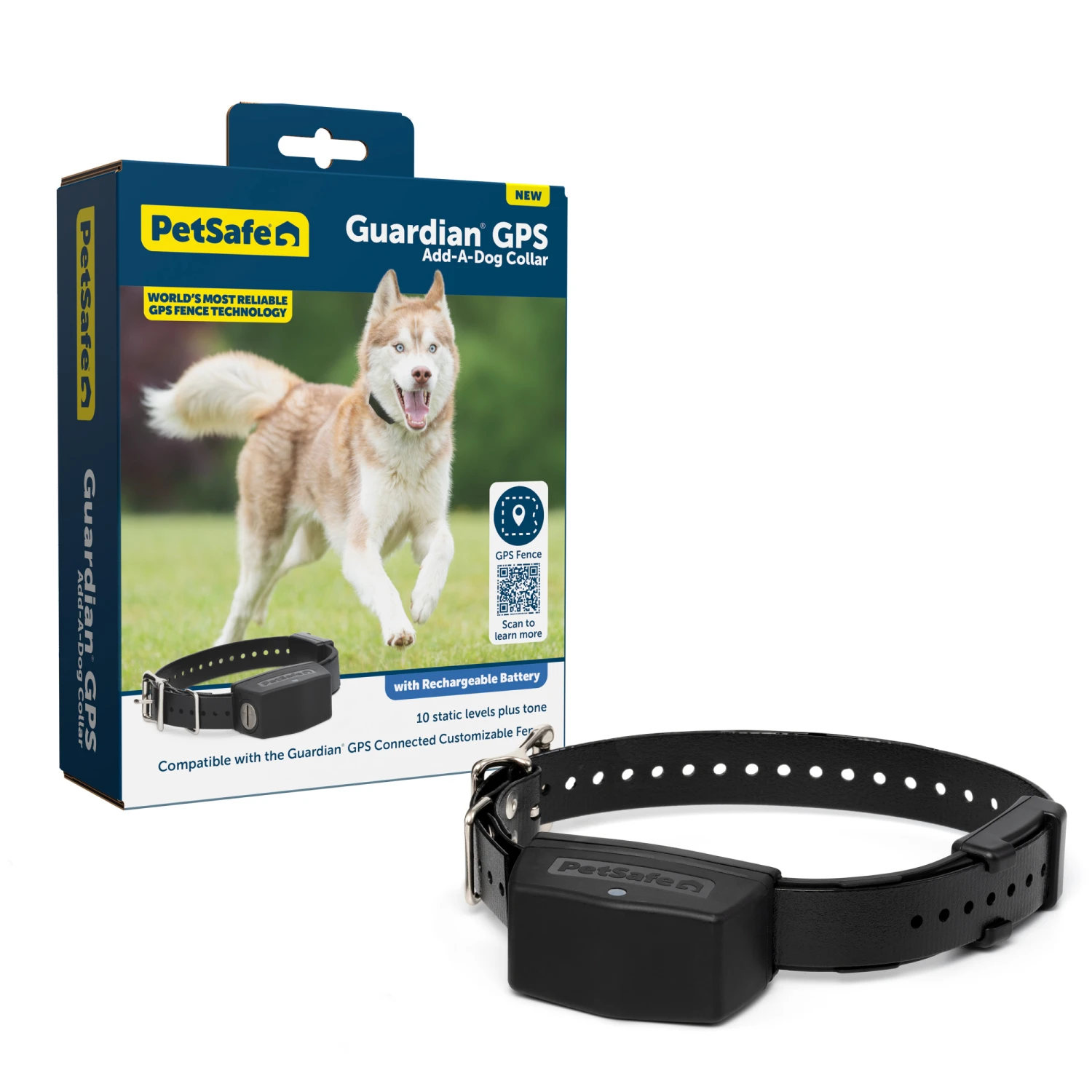 Guardian® GPS Connected Customizable Fence Add-A-Dog® Collar 3 Guardian® GPS Connected Customizable Fence Add-A-Dog® Collar
