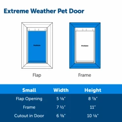 Extreme Weather Pet Door™ -Best Pet Supplies PPA00 10984 P05