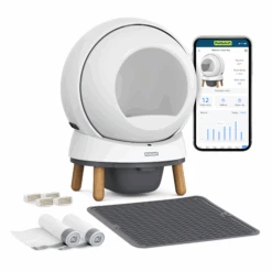 Smart Cat Litter Box Bundle - ScoopFree® SmartSpin™ -Best Pet Supplies PS AMZ ATF SmartSpin Bundle 1 Hero