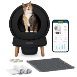 Smart Cat Litter Box Bundle - ScoopFree® SmartSpin™ -Best Pet Supplies PS AMZ ATF SmartSpin Bundle ATF 2