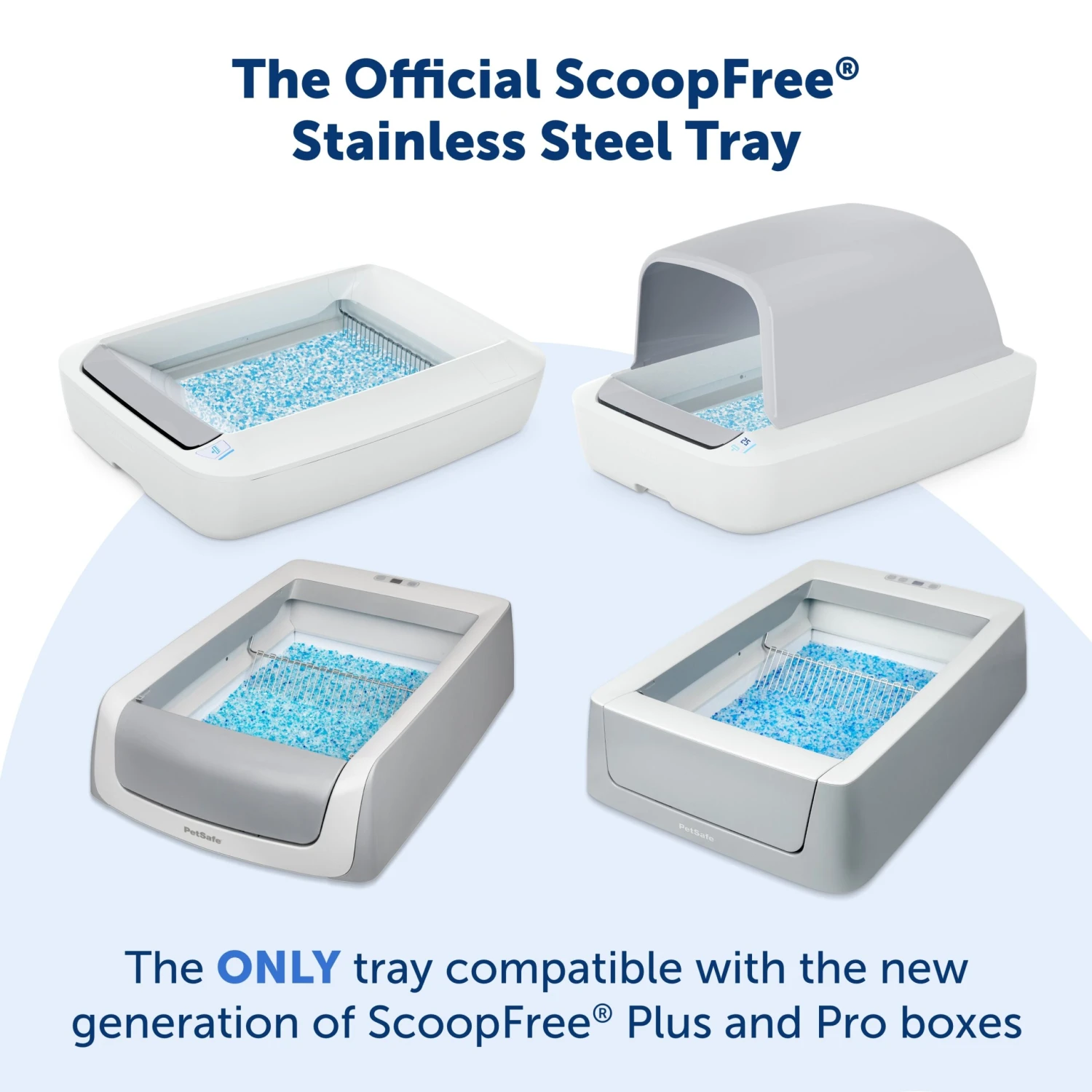 ScoopFree® Stainless Steel Reusable Cat Litter Tray 4 ScoopFree® Stainless Steel Reusable Cat Litter Tray - Image 2