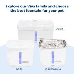 Viva™ 64 Oz Pet Fountain -Best Pet Supplies PWW00 17919 P03