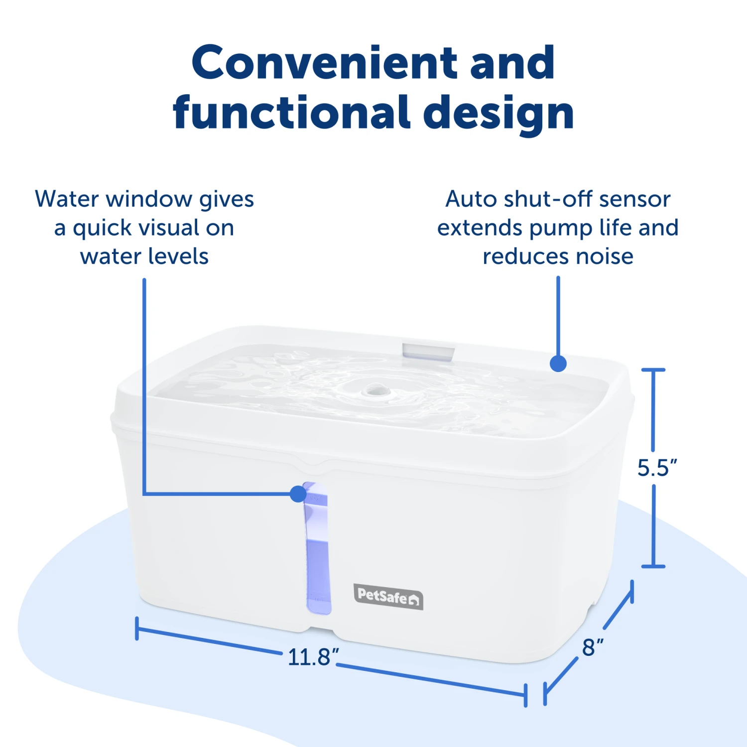 Viva™ 140 Oz Pet Fountain 6 Viva™ 140 Oz Pet Fountain - Image 4
