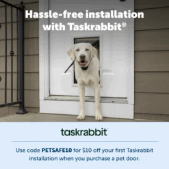 Freedom® Aluminum Pet Door 21 Freedom® Aluminum Pet Door -Best Pet Supplies Taskrabbit 2 1