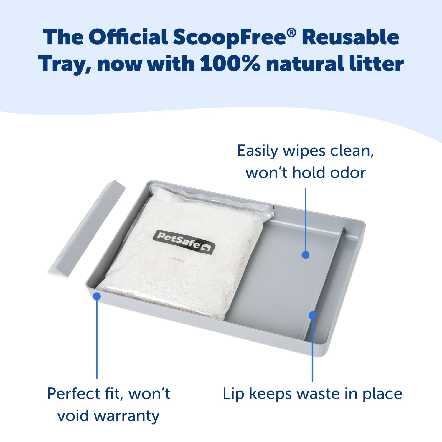 ScoopFree® Natural Litter Reusable Tray 4 ScoopFree® Natural Litter Reusable Tray - Image 2