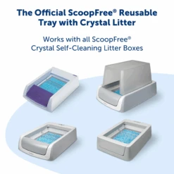 ScoopFree® Reusable Tray With Crystal Litter 11 ScoopFree® Reusable Tray With Crystal Litter -Best Pet Supplies ZAC60 15710 P02