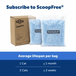 ScoopFree® Premium Crystal Litter, Blue, 2-Pack -Best Pet Supplies ZAC60 15711 P05