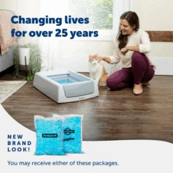 ScoopFree® Premium Crystal Litter, Blue, 2-Pack -Best Pet Supplies ZAC60 15711 P07