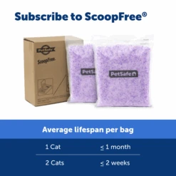 ScoopFree® Crystal Litter, Lavender, 2-Pack -Best Pet Supplies ZAC60 16116 P05