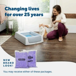 ScoopFree® Crystal Litter, Lavender, 2-Pack -Best Pet Supplies ZAC60 16116 P07