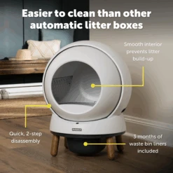Smart Cat Litter Box - ScoopFree® SmartSpin™ Self-Cleaning -Best Pet Supplies ZAL10 17986 P03