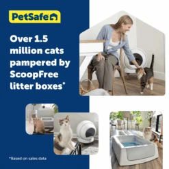 Smart Cat Litter Box - ScoopFree® SmartSpin™ Self-Cleaning -Best Pet Supplies ZAL10 17986 P05