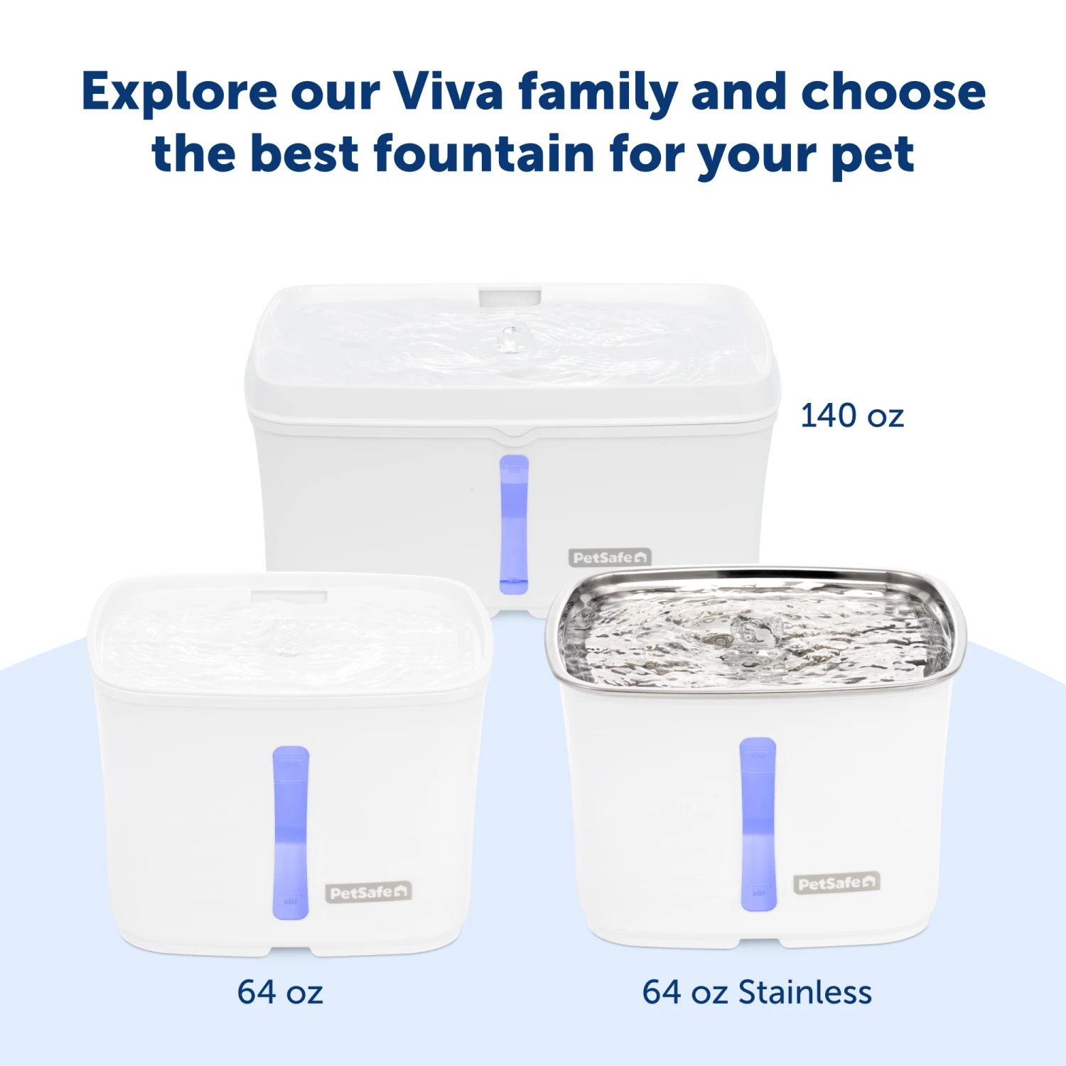 Viva™ 64 Oz Stainless Steel Pet Fountain 6 Viva™ 64 Oz Stainless Steel Pet Fountain - Image 4