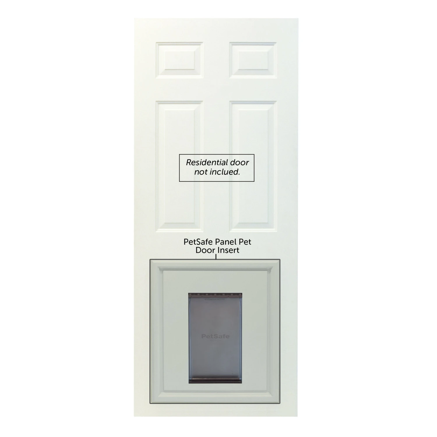 Panel Pet Door Insert™ 5 Panel Pet Door Insert™ - Image 3