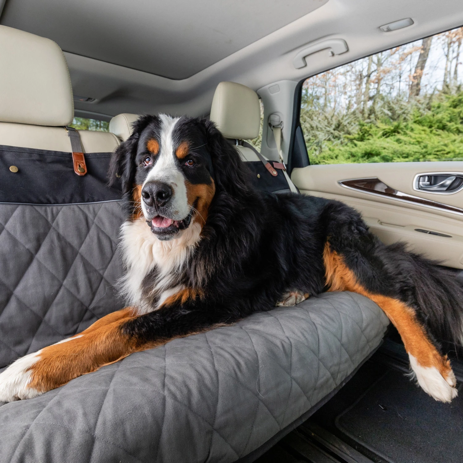 Happy Ride® Quilted Bench Seat Cover, Extra Wide 3 Happy Ride® Quilted Bench Seat Cover, Extra Wide