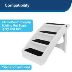 Replacement Fabric Covers For The CozyUp™ Folding Pet Steps -Best Pet Supplies eComm ATF Travel And Mobility Replacement Treads Black Carpet Compatibility