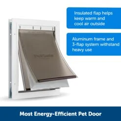 Extreme Weather Aluminum Pet Door™ -Best Pet Supplies ghee2ndloqmkbjhqgomy abee741e a4b7 495d 83f6 b6872e7f0b71