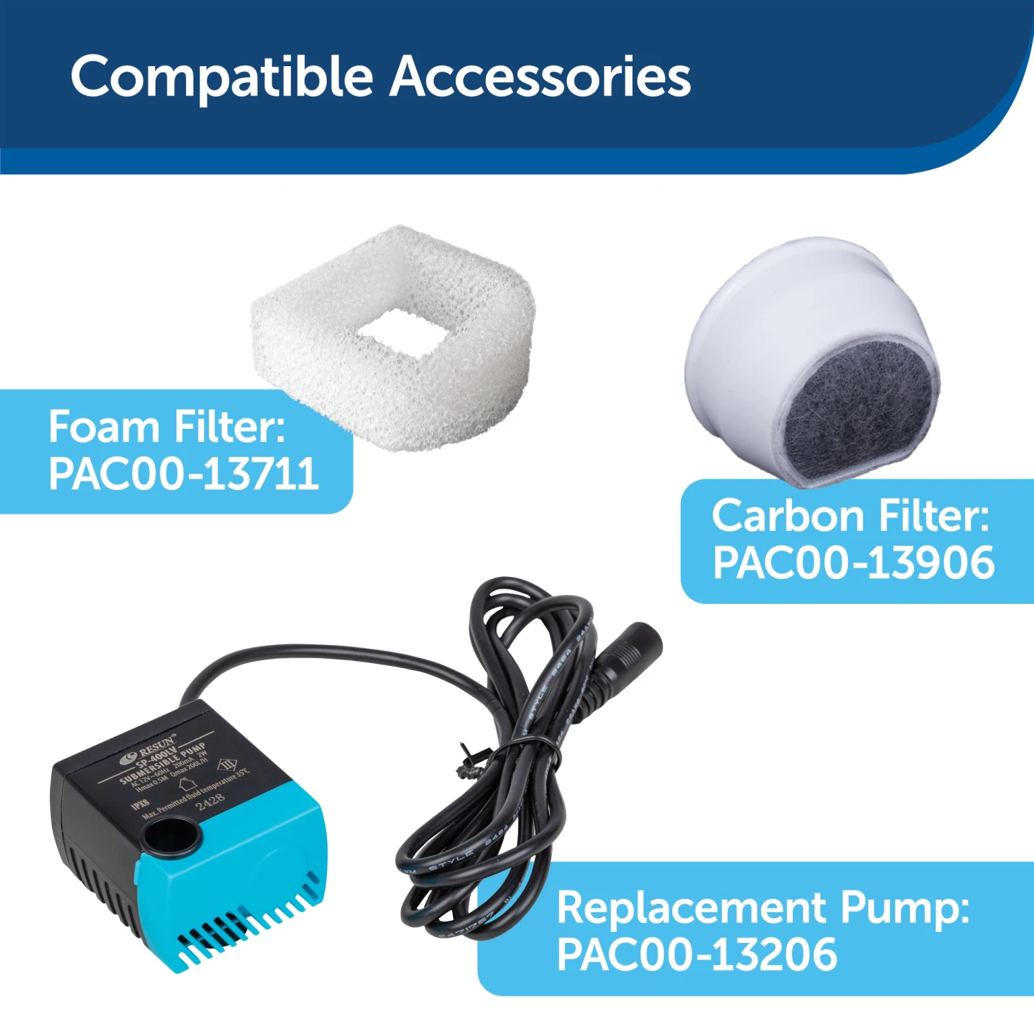 Creekside Ceramic Pet Fountain 8 Creekside Ceramic Pet Fountain - Image 6