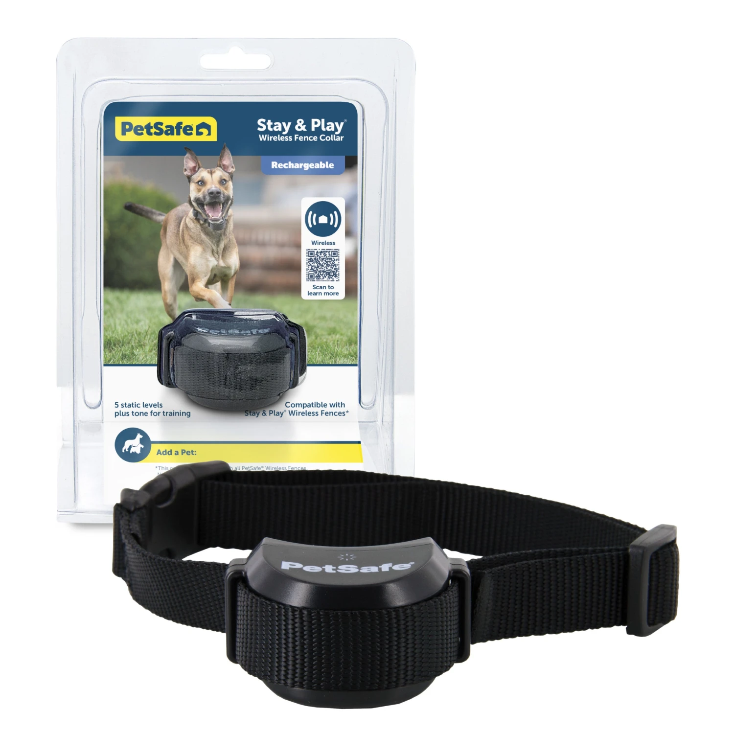 Stay & Play® Wireless Fence Rechargeable Receiver Collar 3 Stay & Play® Wireless Fence Rechargeable Receiver Collar