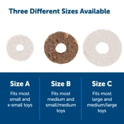 Busy Buddy® Rawhide Treat Rings, Variety Pack, 24 Count -Best Pet Supplies o1aqbsirzyztirvxldtu