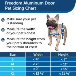 Freedom® Aluminum Pet Door 19 Freedom® Aluminum Pet Door -Best Pet Supplies rhz2dl2kuswuamrazhpq d0f9dfad c64c 4776 a3ad fb2af46ba880