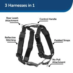 3 In 1 Harness With Two Point Control Leash -Best Pet Supplies rzvekzux9lfgfhsqfems 6d990855 1bb7 4d25 8100 00364eed4d5f