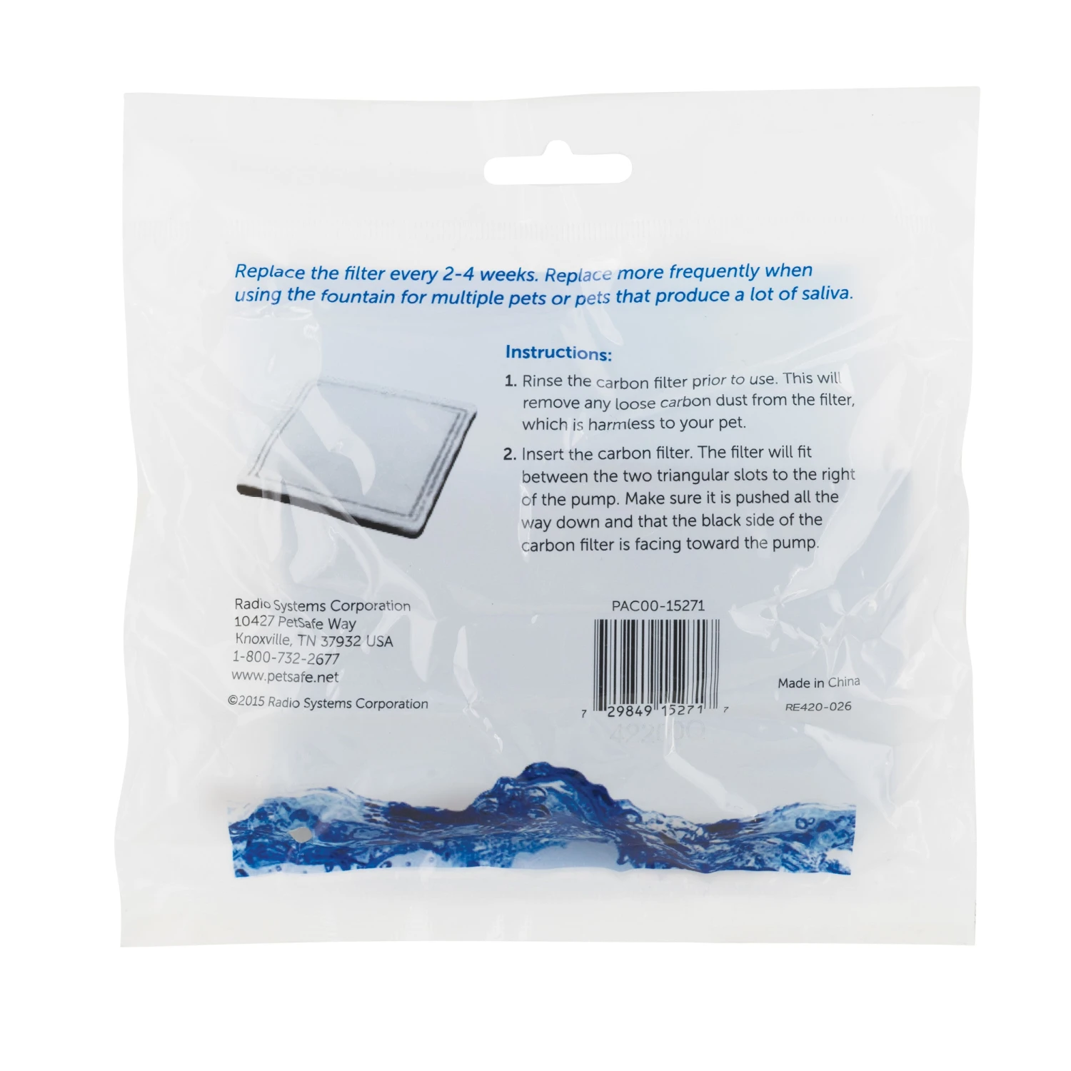 Current Fountain Replacement Carbon Filter - 4-Pack 8 Current Fountain Replacement Carbon Filter - 4-Pack - Image 6